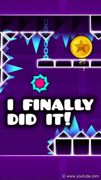 DJVI Finishes Cycles in Geometry Dash For The First Time 😎 #geometrydash #robtopgames