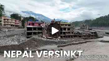 Nepal nach Schlammlawinen: Video zeigt Kampf ums Überleben