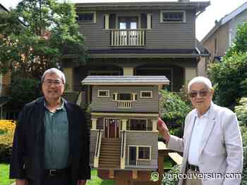 All in the details: The B.C. father and son behind tiny library models of Vancouver's charming architecture
