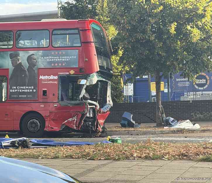 One dead and another seriously injured after Honeypot Lane bus crash