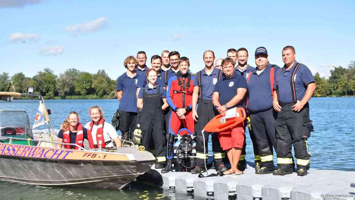 Wasserwacht und Feuerwehr üben am neuen Steg – fünf Vermisstenfälle in diesem Jahr
