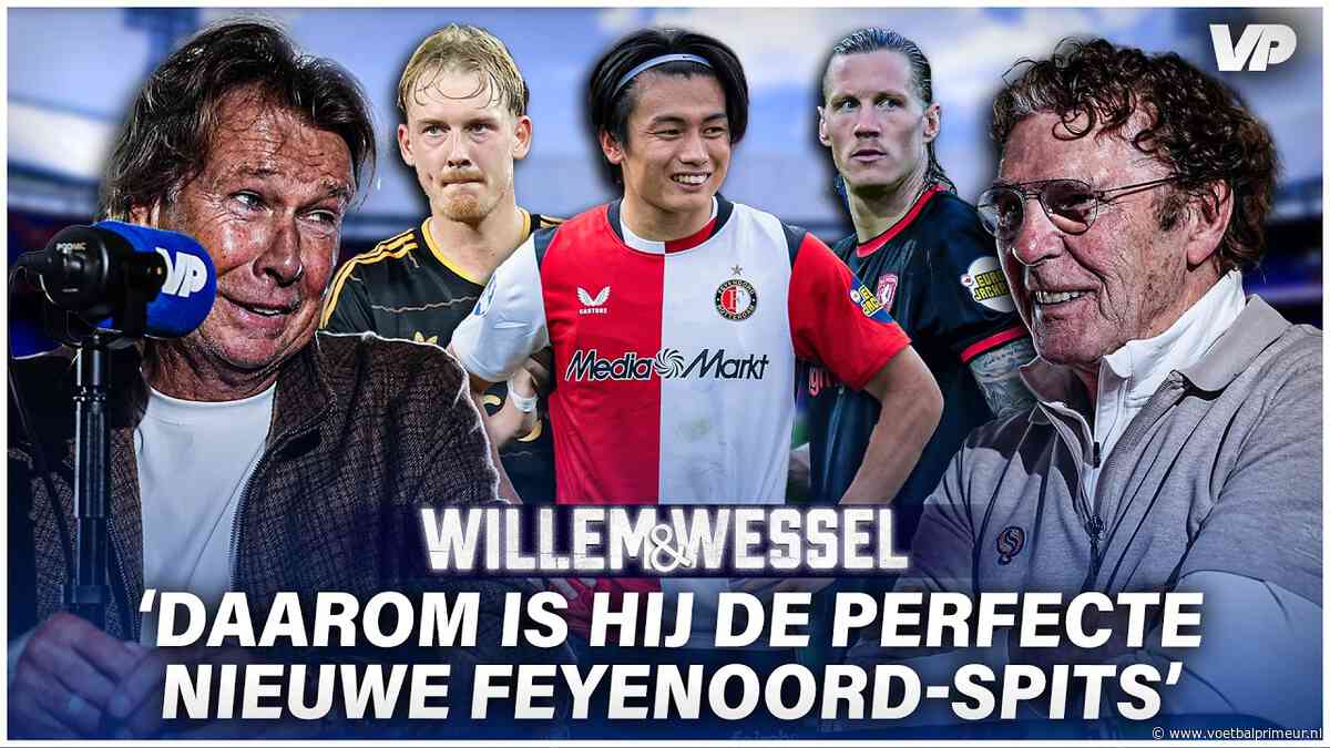 Van Hanegem en Kraay spotten Ueda-opvolger: 'Perfecte spits voor Feyenoord'