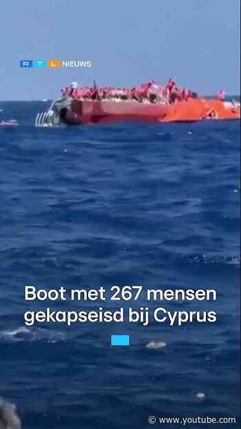 Boot met 267 mensen gekapseisd bij Cyprus | RTL Nieuws