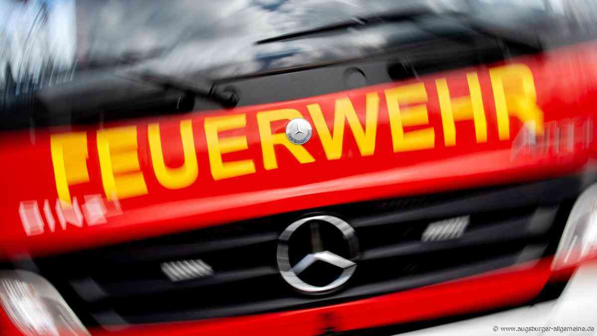 Hinweise auf Brandstiftung: In Finning steht ein Stadel in Vollbrand