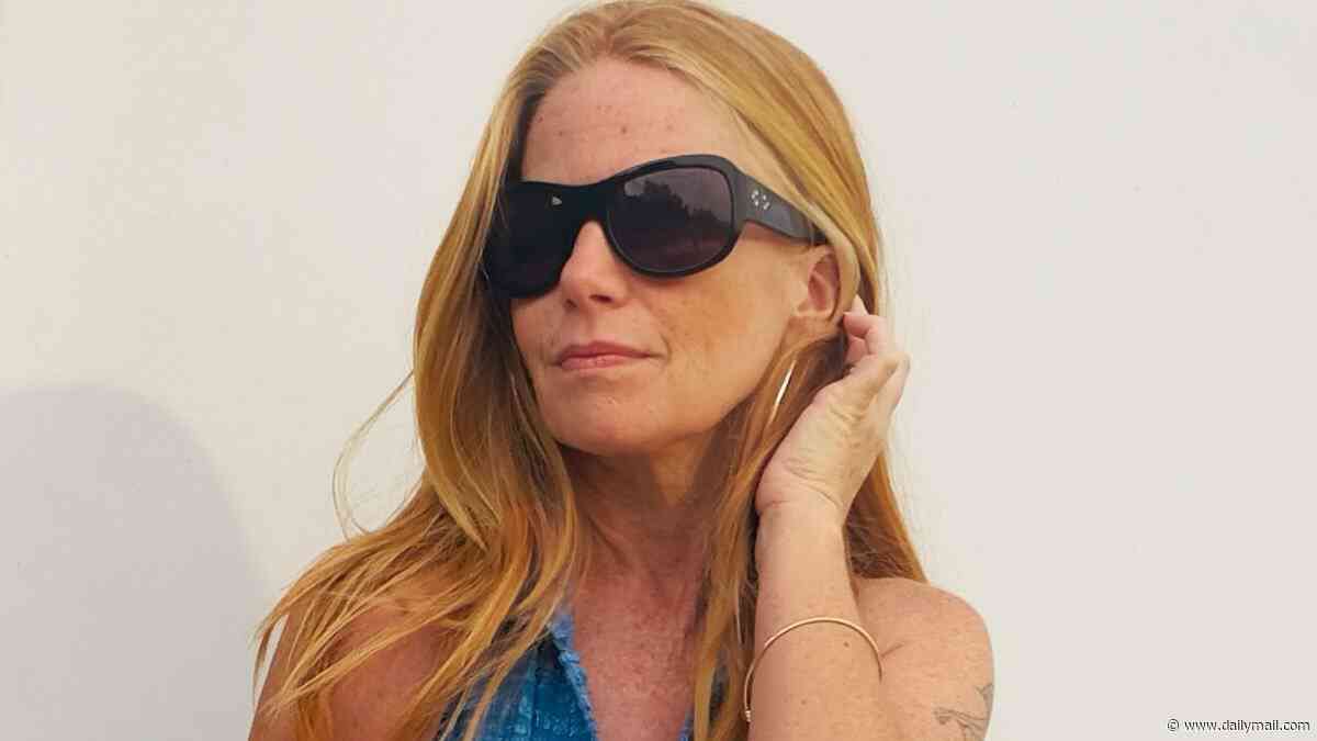 EastEnders icon Patsy Palmer, 54, stuns in a plunging blue swimsuit as she enjoys a girls' weekend at a luxury Malibu resort