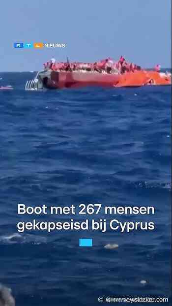 Boot met 267 mensen gekapseisd bij Cyprus | RTL Nieuws