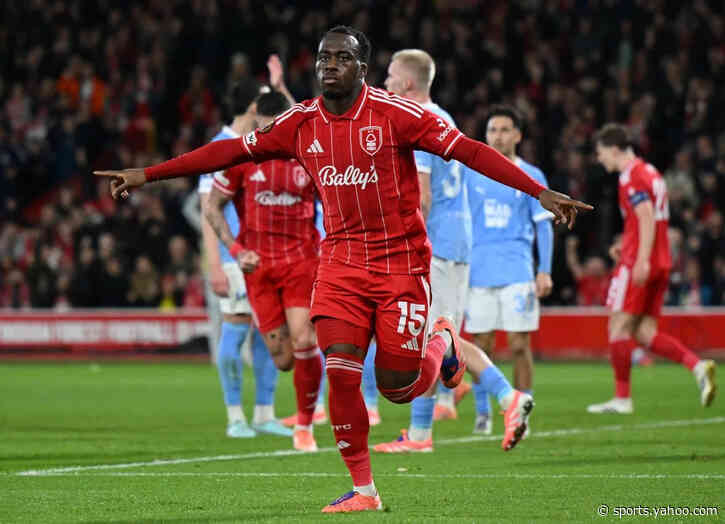 Eintracht Frankfurt working on Nottingham Forest striker Arnaud Kalimuendo return