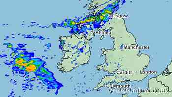 UK weather maps show 11 areas Met Office says will face heavy rain on Tuesday - see full list