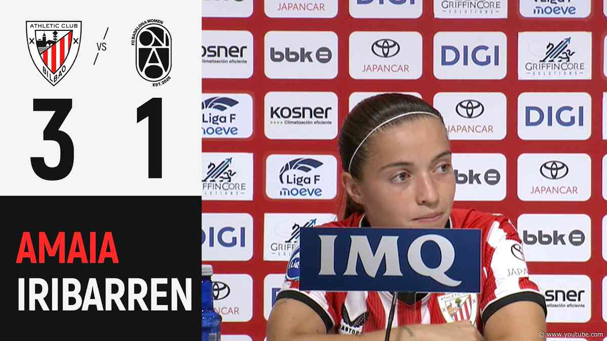 Amaia Iribarren | Athletic Club 3 - 1 FC Badalona Women | J1 Liga F