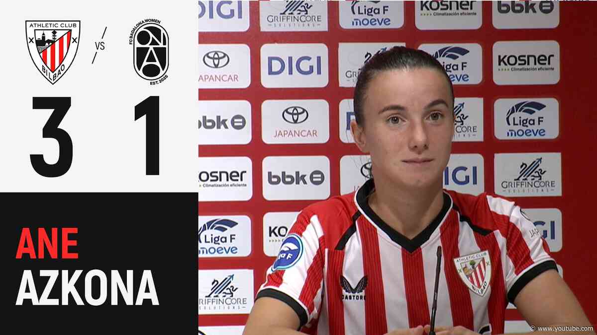 Ane Azkona | Athletic Club 3 - 1 FC Badalona Women | J1 Liga F