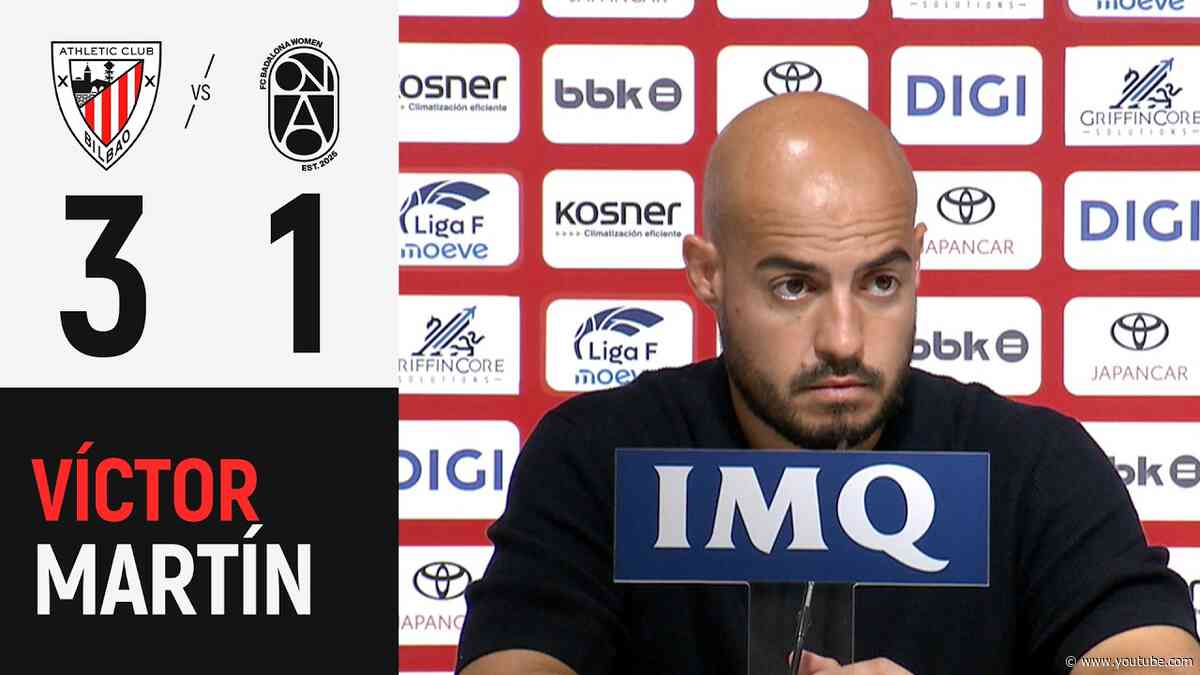 Víctor Martín | Athletic Club 3 - 1 FC Badalona Women | J1 Liga F