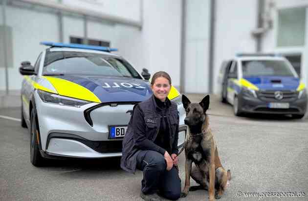 HZA-LA: Schäferhund "Bo" verstärkt den Landshuter Zoll/ Dienstantritt nach fast zweijähriger Ausbildung
