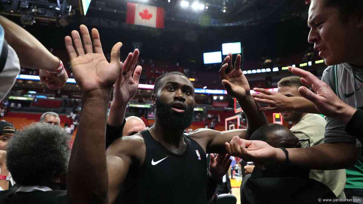 Jaylen Brown’s emotional farewell message to Celtics fans at city celebration with Mayor Jennifer Wu