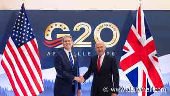 Chancellor John Healey urges G20 allies to cooperate on defence funding as Government finances get even tighter ahead of Budget