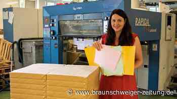Kommunalwahl: Diese Wolfenbütteler Druckerei verarbeitet 15 Tonnen Papier