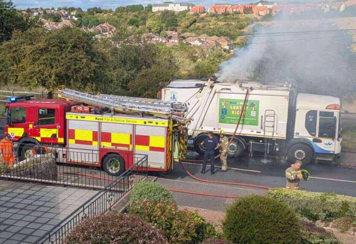 Firefighters called to tackle council bin lorry fire