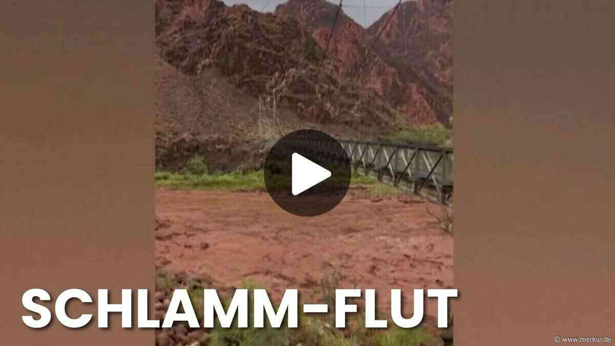 Grand Canyon: Nationalparkbesucher nach Sturzflut vermisst - Video zeigt Schlammlawine