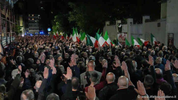 La Procura di Milano archivia 18 neofascisti che hanno fatto il saluto romano al corteo per Ramelli nel 2023