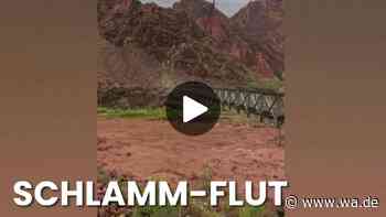 Grand Canyon: Nationalparkbesucher nach Sturzflut vermisst - Video zeigt Schlammlawine
