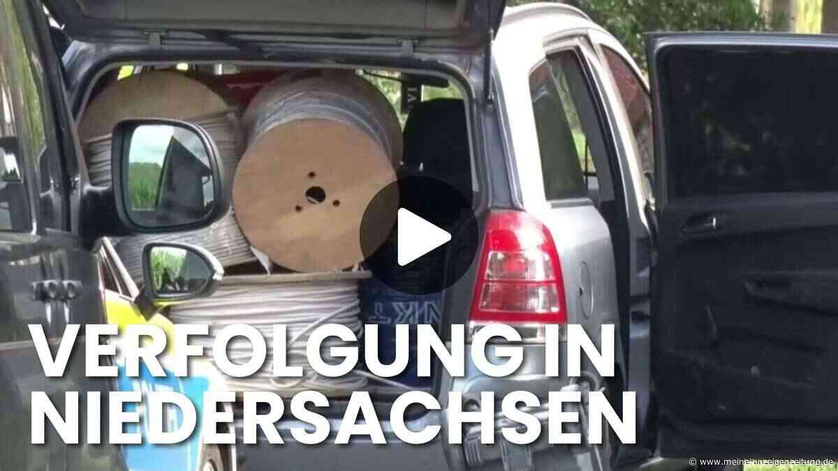 Kupferdiebe flüchten vor Polizei: Großfahndung im Maisfeld endet ohne Festnahme