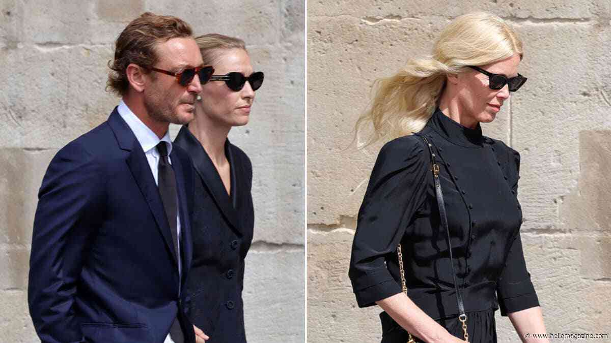 Claudia Schiffer, Beatrice Borromeo and Carla Bruni gather to farewell Dior PR executive Mathilde Favier at funeral in Paris