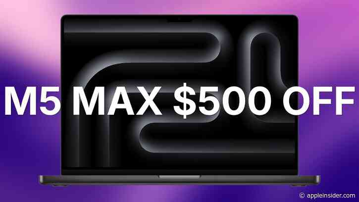 Save $500 on Apple's M5 Max 16-inch MacBook Pro during early Labor Day Sale