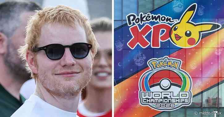 Watch Ed Sheeran sing the Pokémon TV show theme at World Championships 2026