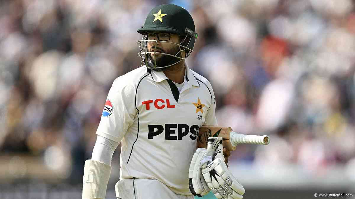 Pakistan remove coach and replace SEVEN players ahead of third Test against England after heavy defeat at Lord's as shambolic tour hits new low