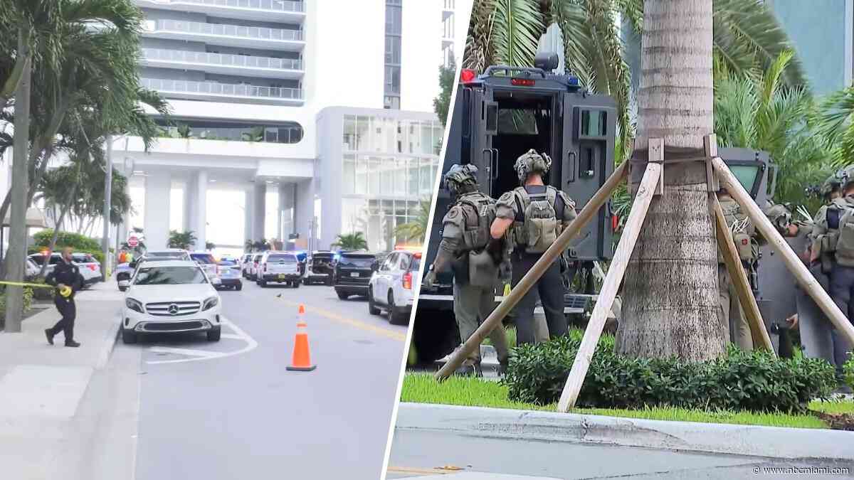 Man apparently shot himself while barricaded in Miami high-rise, cops say