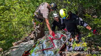 Rescuer runs 1.5 miles through N.C. gorge to deliver whole blood to injured climber