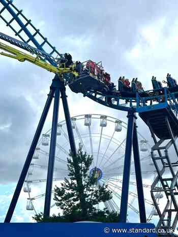Thrill-seekers rescued from rollercoaster that stopped 50ft in the air