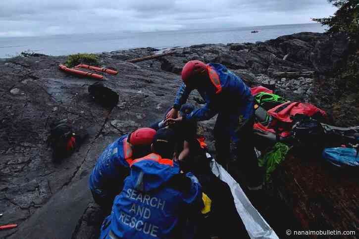 Land and sea: Rescue teams co-ordinate hiker extrication from Juan de Fuca Trail