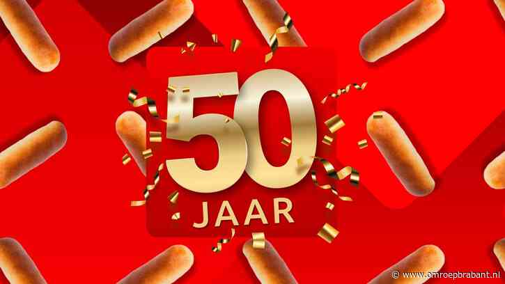Wie jarig is trakteert: hier deelt Omroep Brabant worstenbroodjes uit