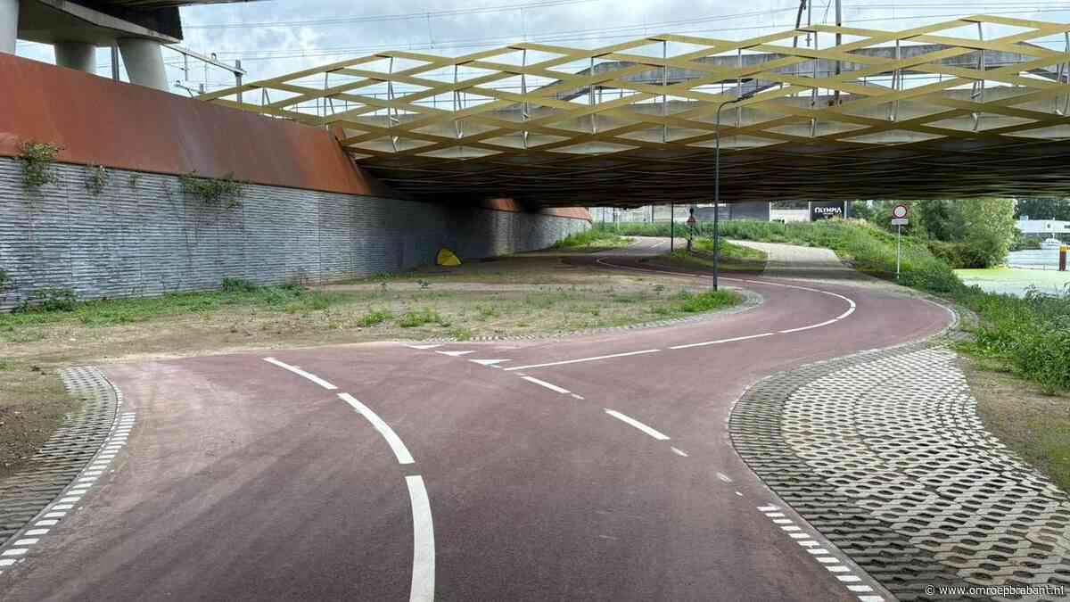 Nieuw fietspad in Den Bosch houdt plotseling op, maar dat heeft een reden