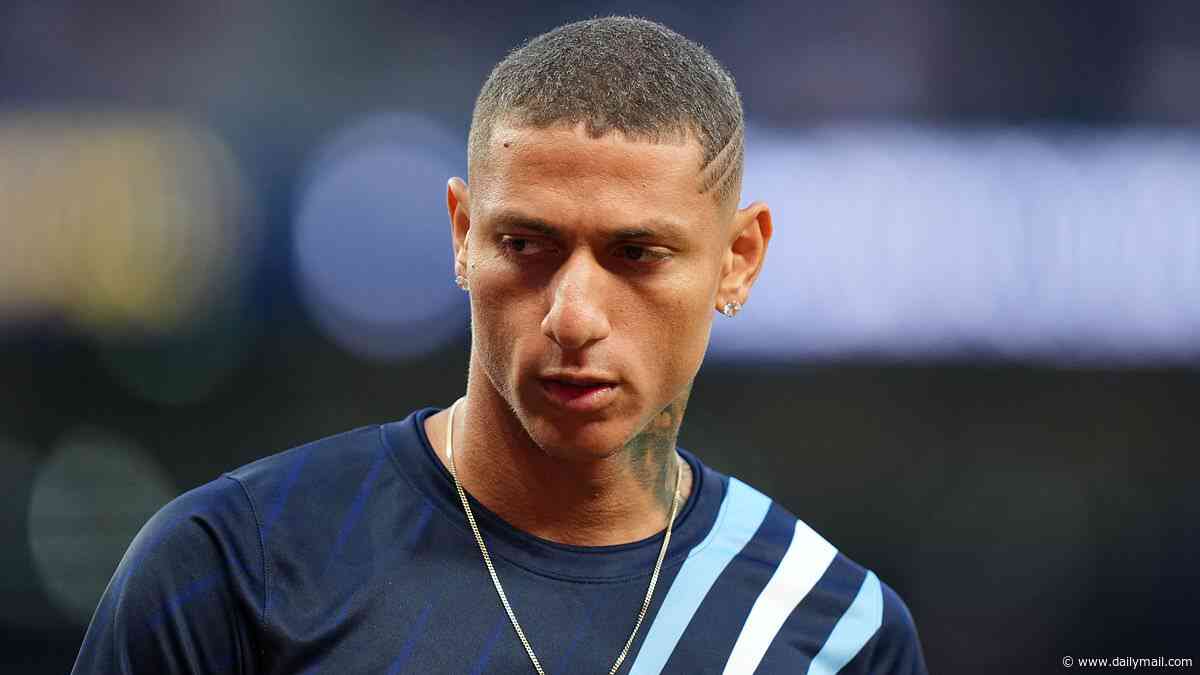 Richarlison insists he won't allow 'other people' to decide his future as he posts angry statement on social media amid Everton and Tottenham transfer saga