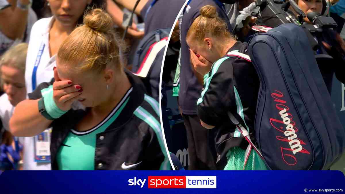 'Don't worry about that Kristina' | 16 year-old star left in floods of tears after defeat