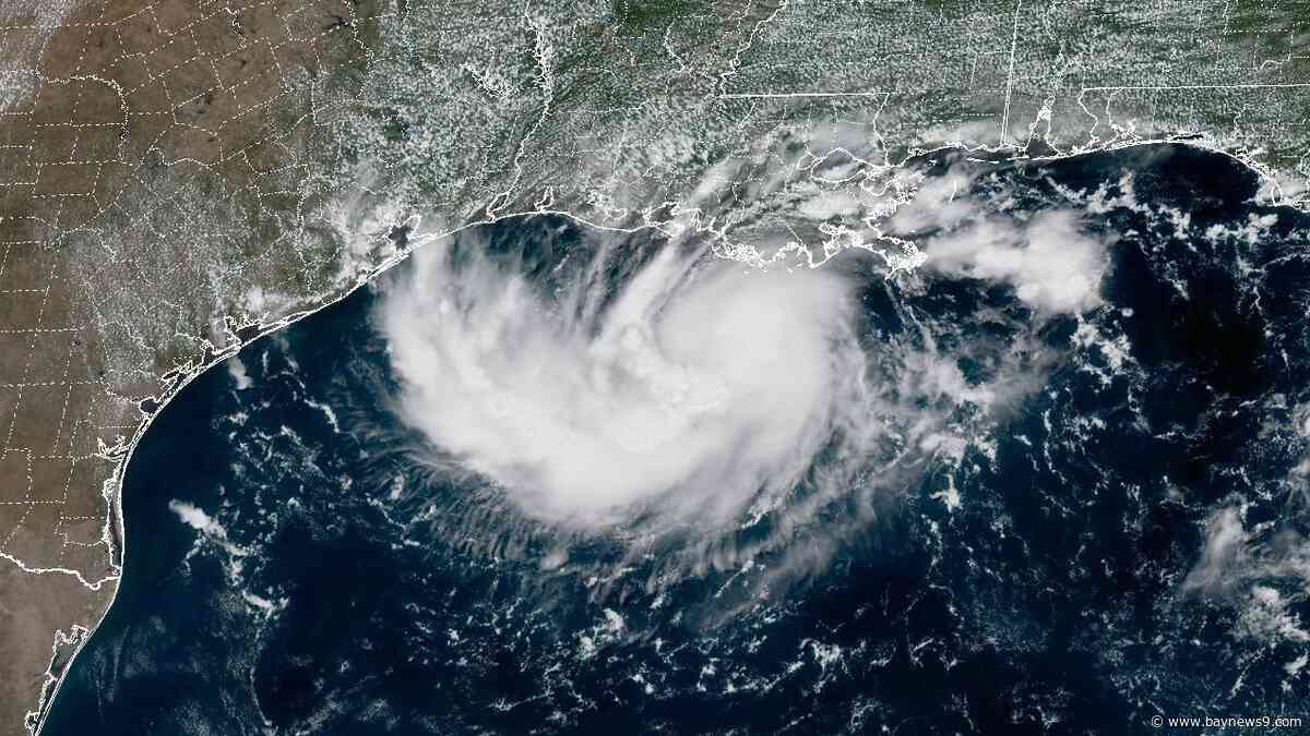 Tropical Depression #5 forms in the Gulf