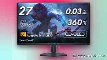 Save $150 on This Alienware OLED Gaming Monitor With a Blazing-Fast Refresh Rate