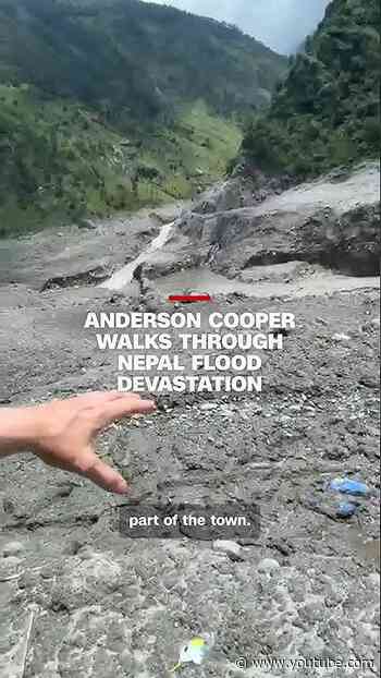Anderson Cooper walks through Nepal flood devastation