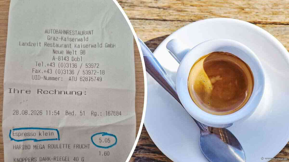 „Unverschämter“ Preis für einen Espresso bringt Autofahrer zur Weißglut
