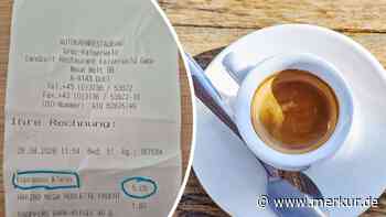 „Unverschämter“ Preis für einen Espresso bringt Autofahrer zur Weißglut