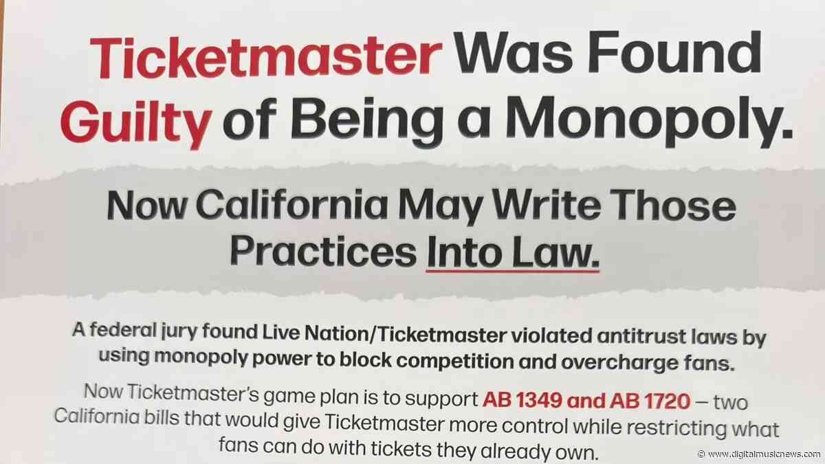 California’s AB 1349 Was Once Hailed as a Solution to ‘Ghost Tickets’ and Scalping Scams. Now, It’s Catching the Ire of Groups Initially Supporting the Bill