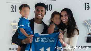 Ollie Watkins and wife Ellie start their new life in Saudi Arabia with their children after WAG broke down in tears over footballer's sudden move from Aston Villa to Al-Hilal