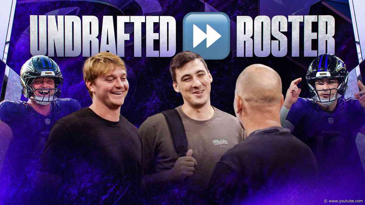 Watch Eric DeCosta Tell Undrafted Rookies Joe Fagnano and Ethan Burke They Made the Team | Ravens