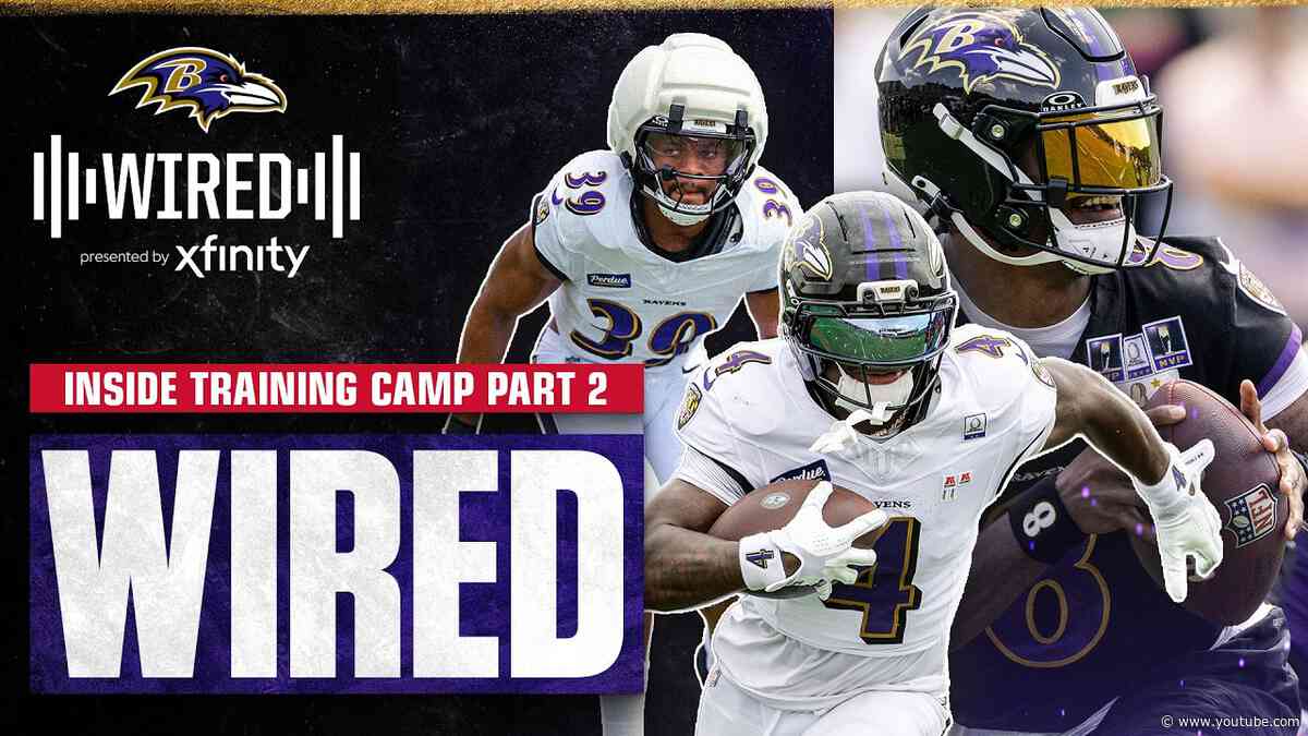 Zay Flowers Mic'd Up, Inside Training Camp with Lamar Jackson, Ravens Part 2 | Ravens Wired