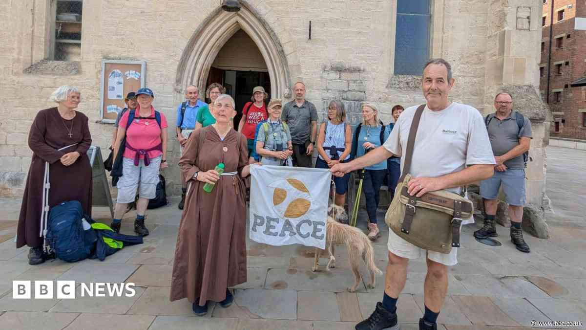 Pilgrims' 80-day trek to celebrate special anniversary