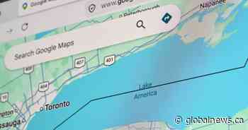 Why some Canadian website maps show ‘Lake America’ instead of Lake Ontario