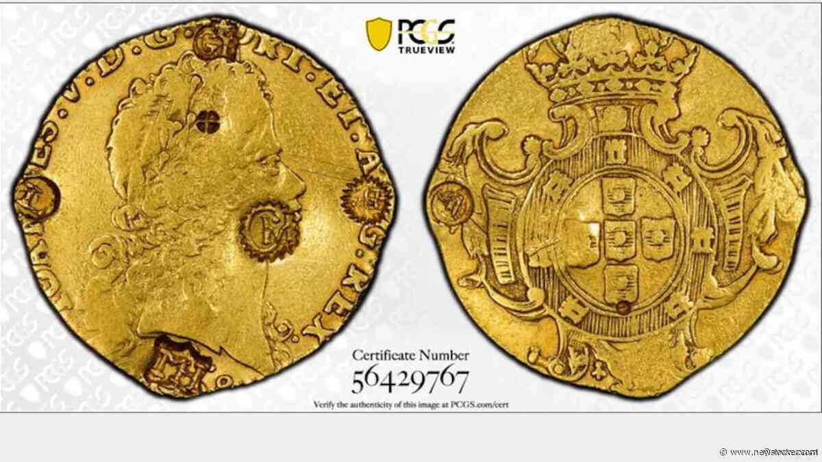 Unieke gouden munt uit Curaçao geveild voor recordbedrag van ruim 330.000 euro