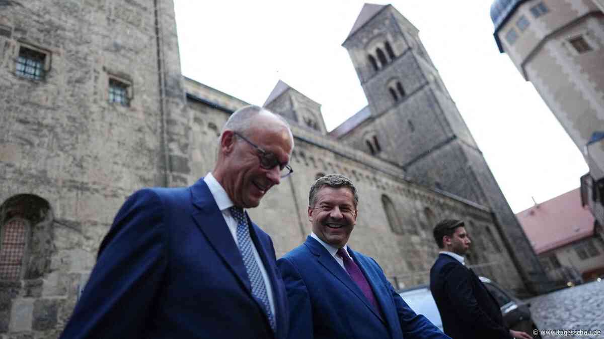 Merz warnt vor Folgen eines "Wutbürger"-Experiments in Sachsen-Anhalt