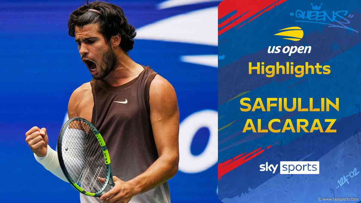 Alcaraz returns to tennis with dominant win over Safiullin at US Open!
